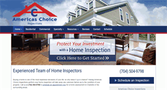 Desktop Screenshot of americaschoiceinspections.com